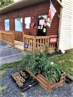 Planter at Page Food Pantry Luray