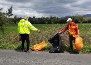 Jay and Sue Road cleanup